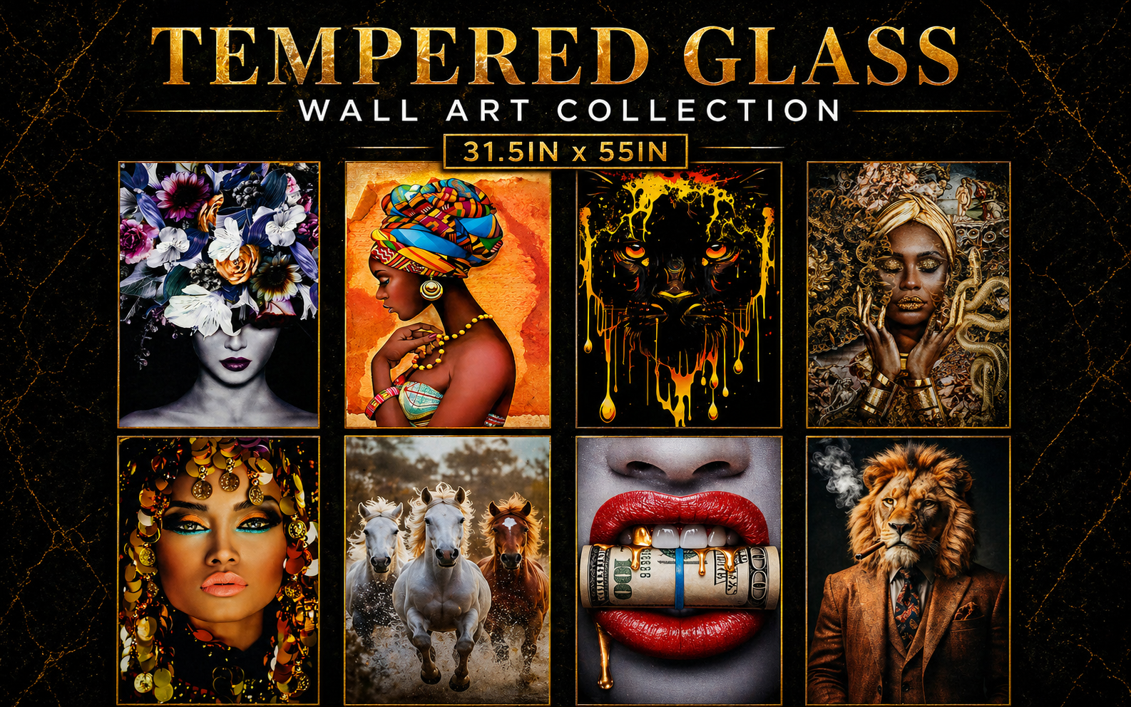 Tempered Glass Art – 31.5in x 55in