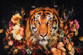 #1014L- Floral Tiger