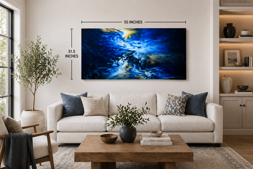 Blue Abstract Energy