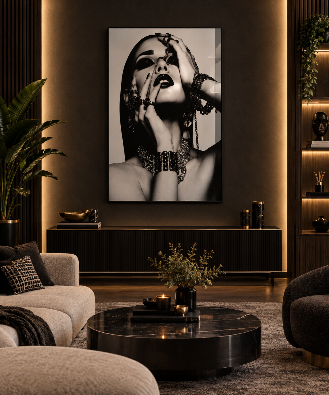 #2055L- Noir Obsession Fashion Portrait