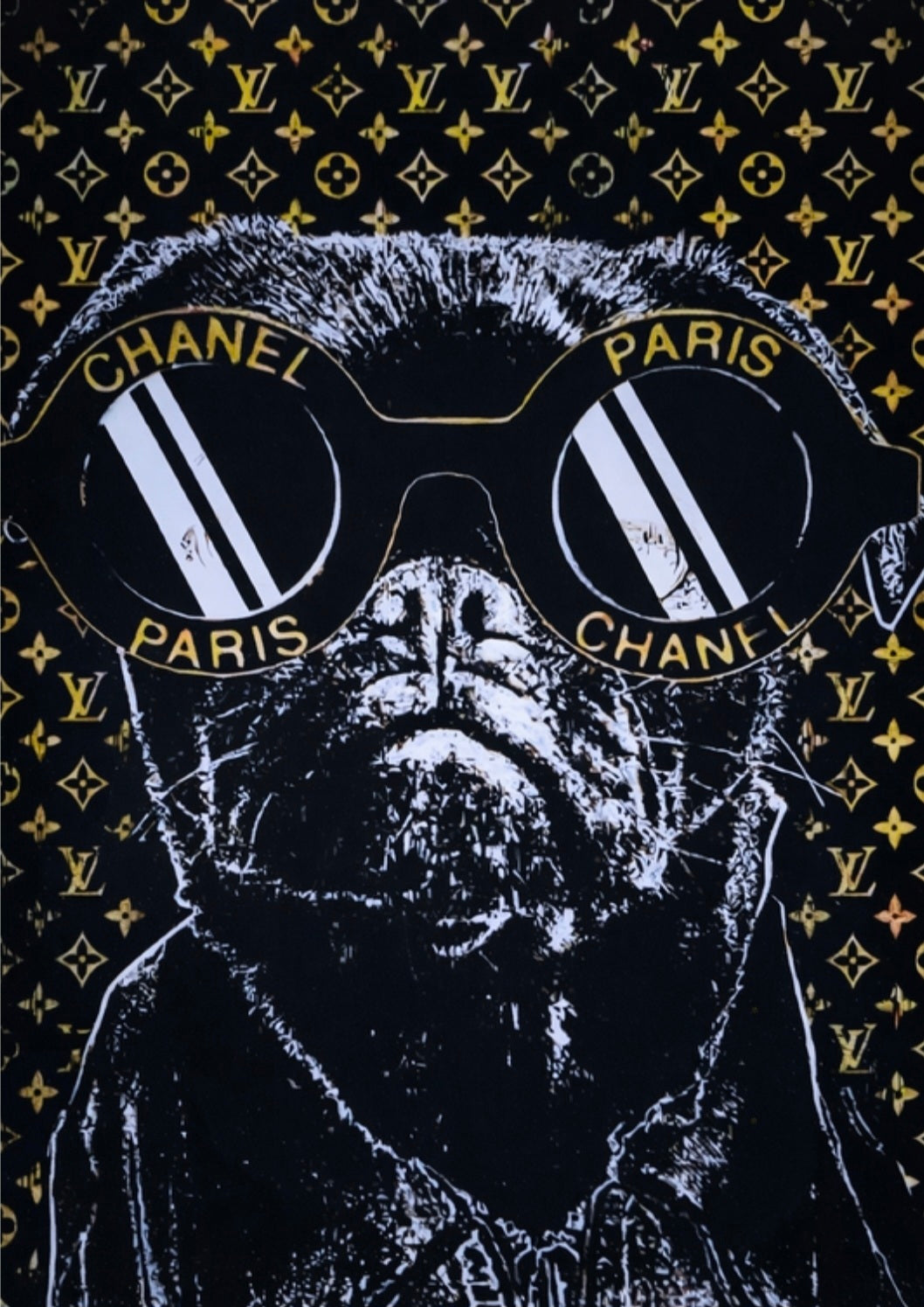 Luxury French Bulldog 20in x 28in