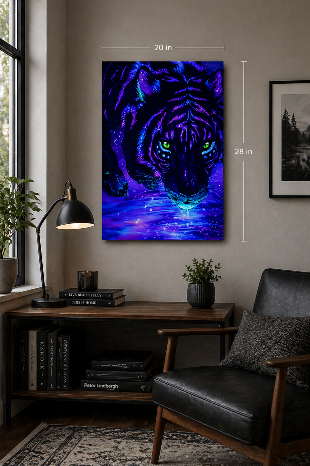 Glowing Tiger 20in x 28in