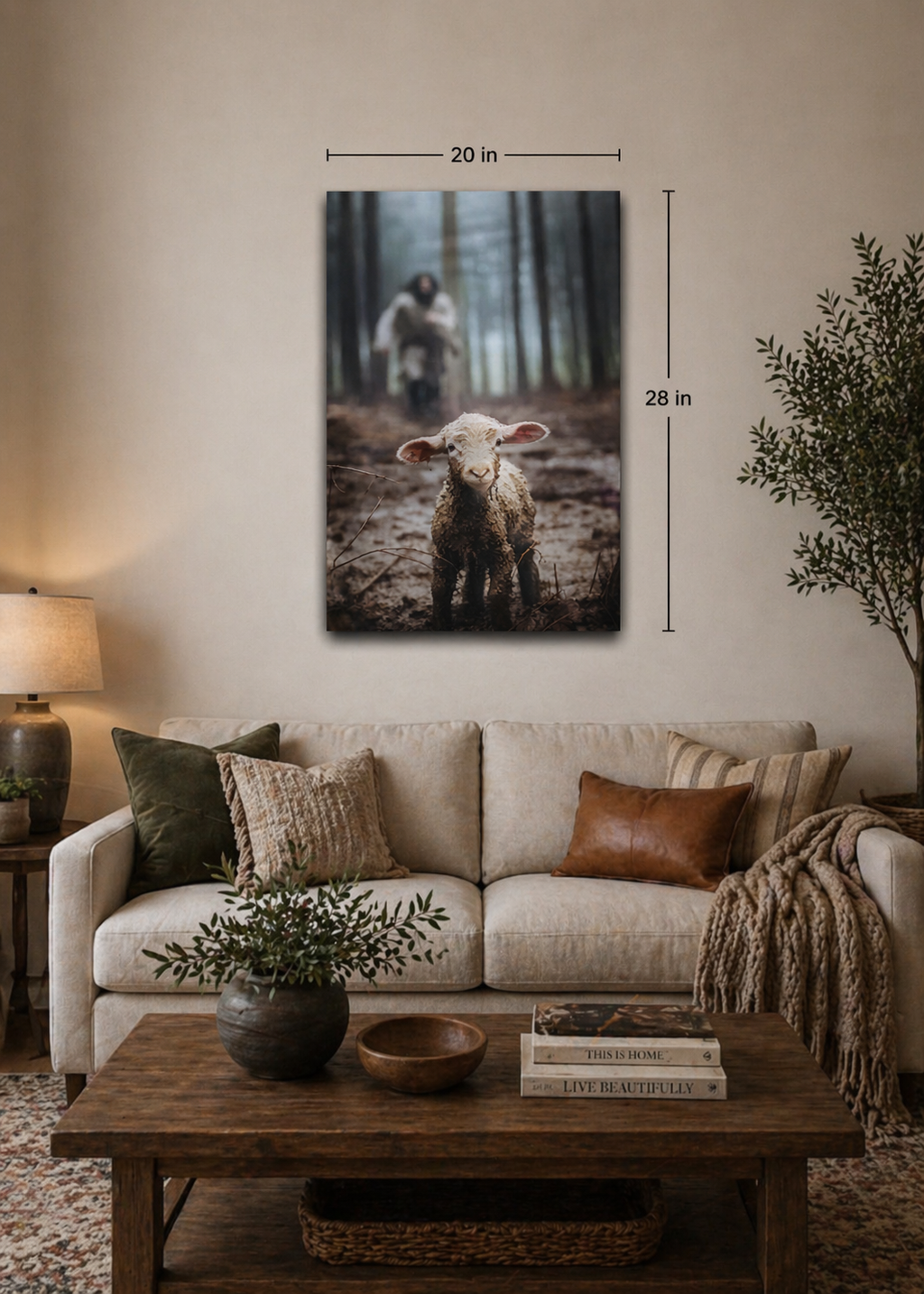 Lost Lamb 20in x 28in