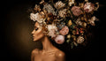 #2160L- Floral Empress Portrait