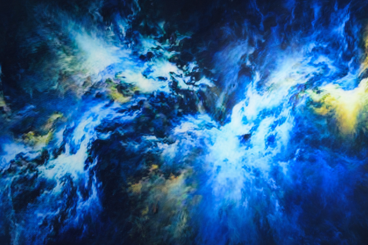 Blue Abstract Energy