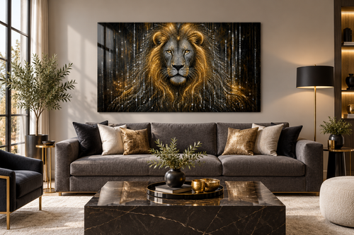 #2090L- Golden Majesty Lion