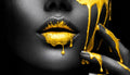#2120L- Golden Allure Black and Gold