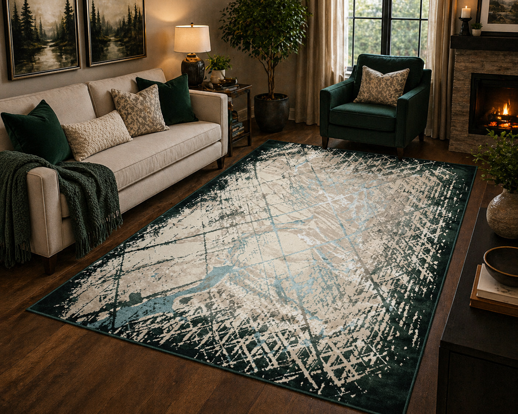 Legacy Green Rug 5.4x7.5