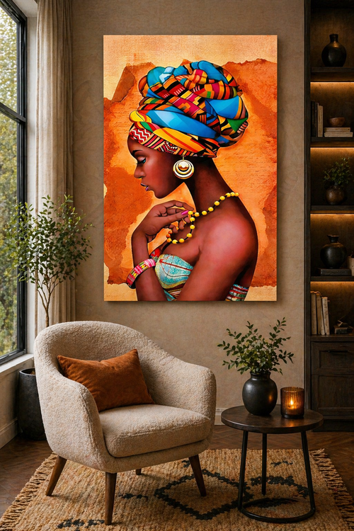 African Queen Portrait