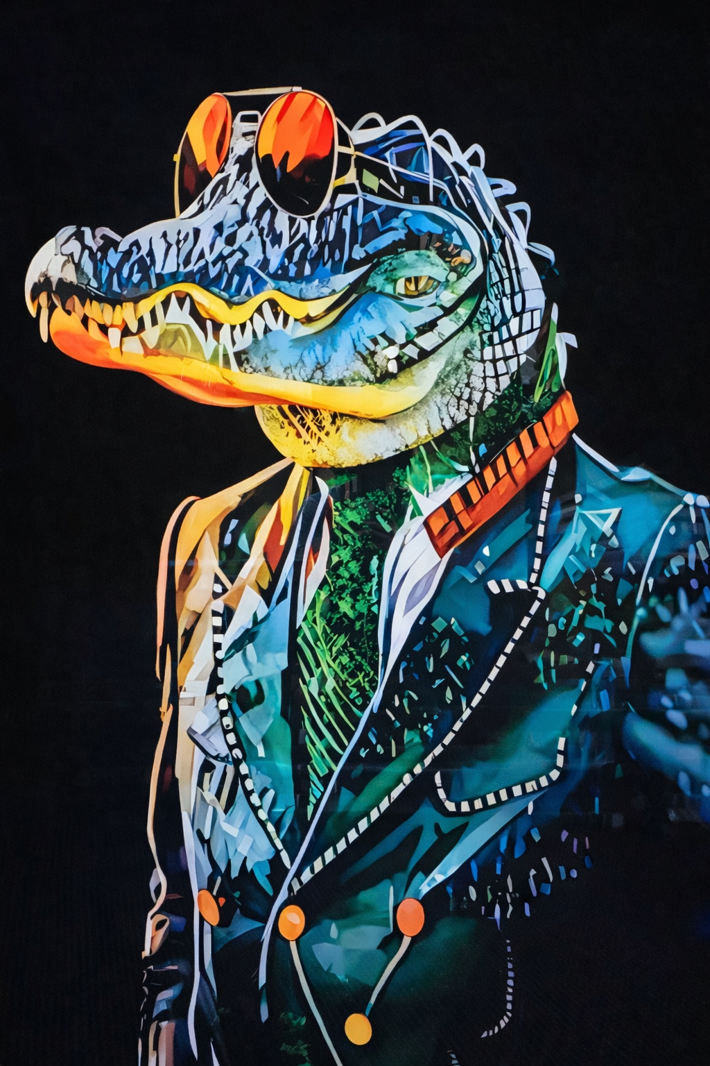 #1028L- Stylish Alligator