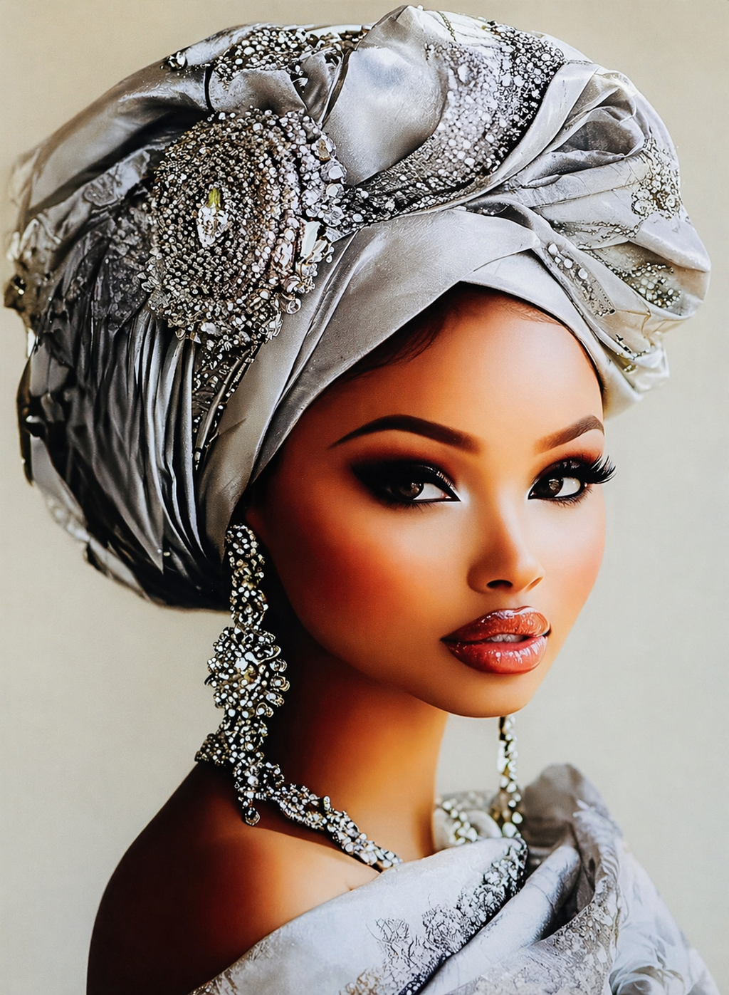 Elegant Silver Queen 20in x 28in