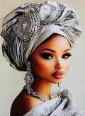 Elegant Silver Queen 20in x 28in