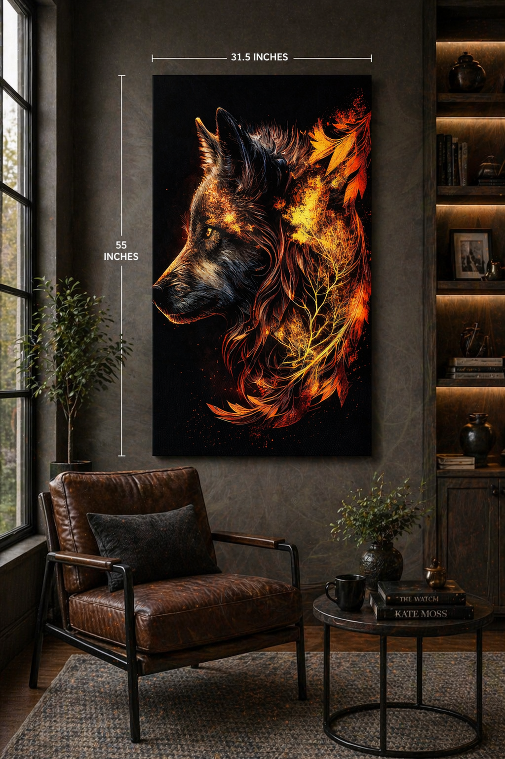 #1021L- Ember Wolf