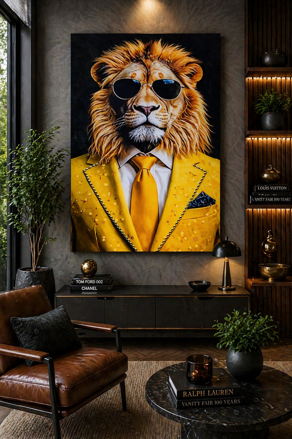 #1029L- Golden King Lion