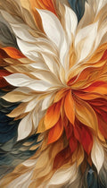 #2025L- Autumn Bloom Abstract