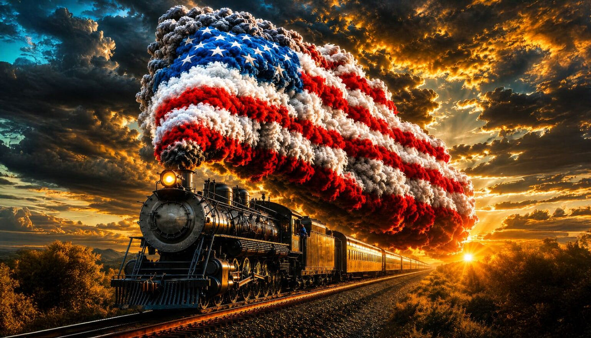 #2150L- Freedom Express American Train