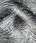 Serene Grey Abstract Wave Rug 5.4x7.5