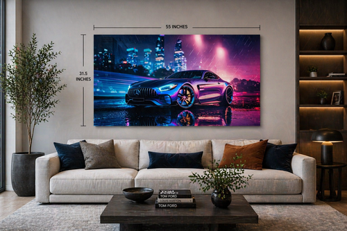 #1212L- Neon Luxury Sports Car