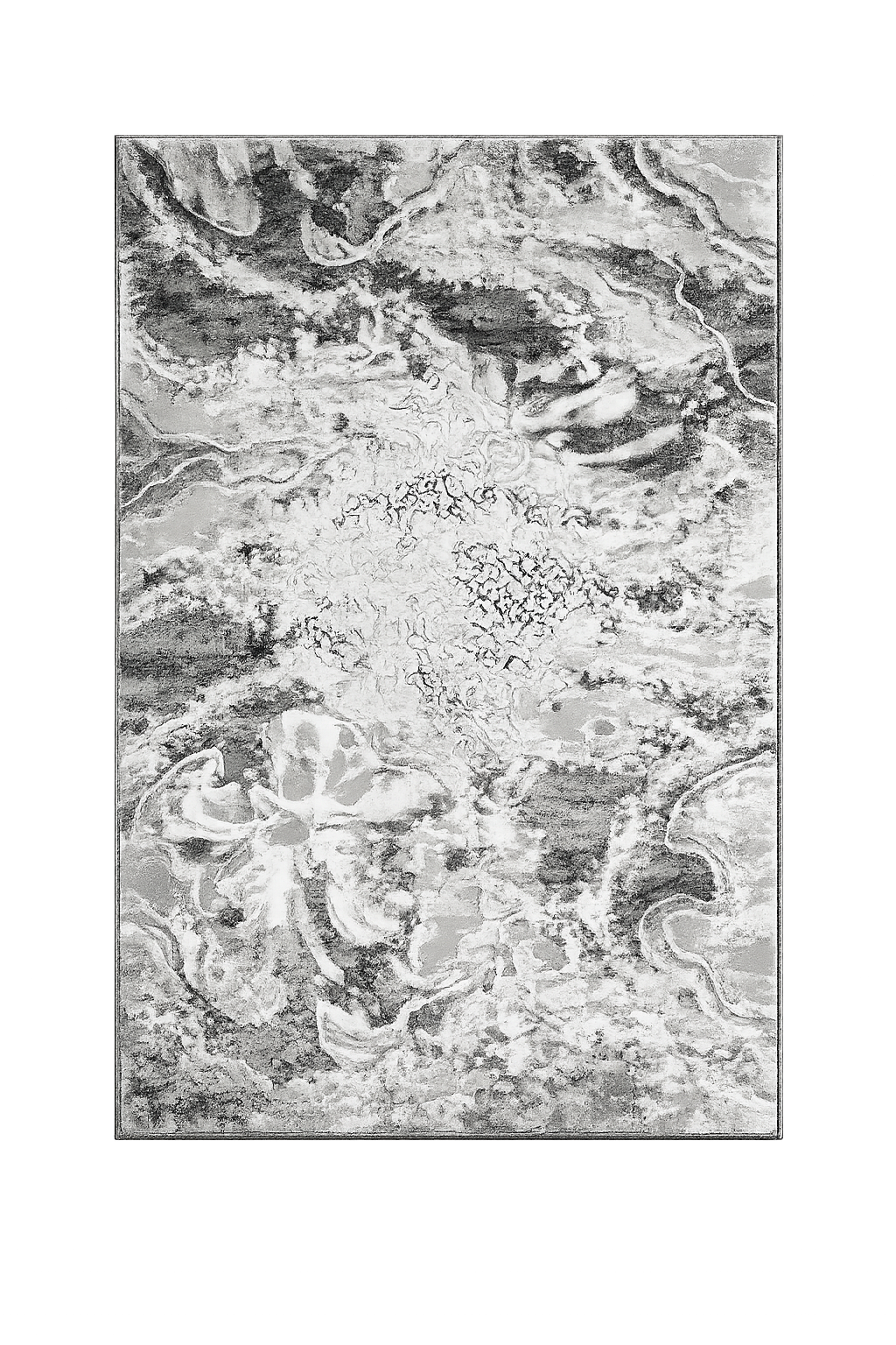 Neptune Grey Abstract Area Rug – 5.4x7.5 & 8x10