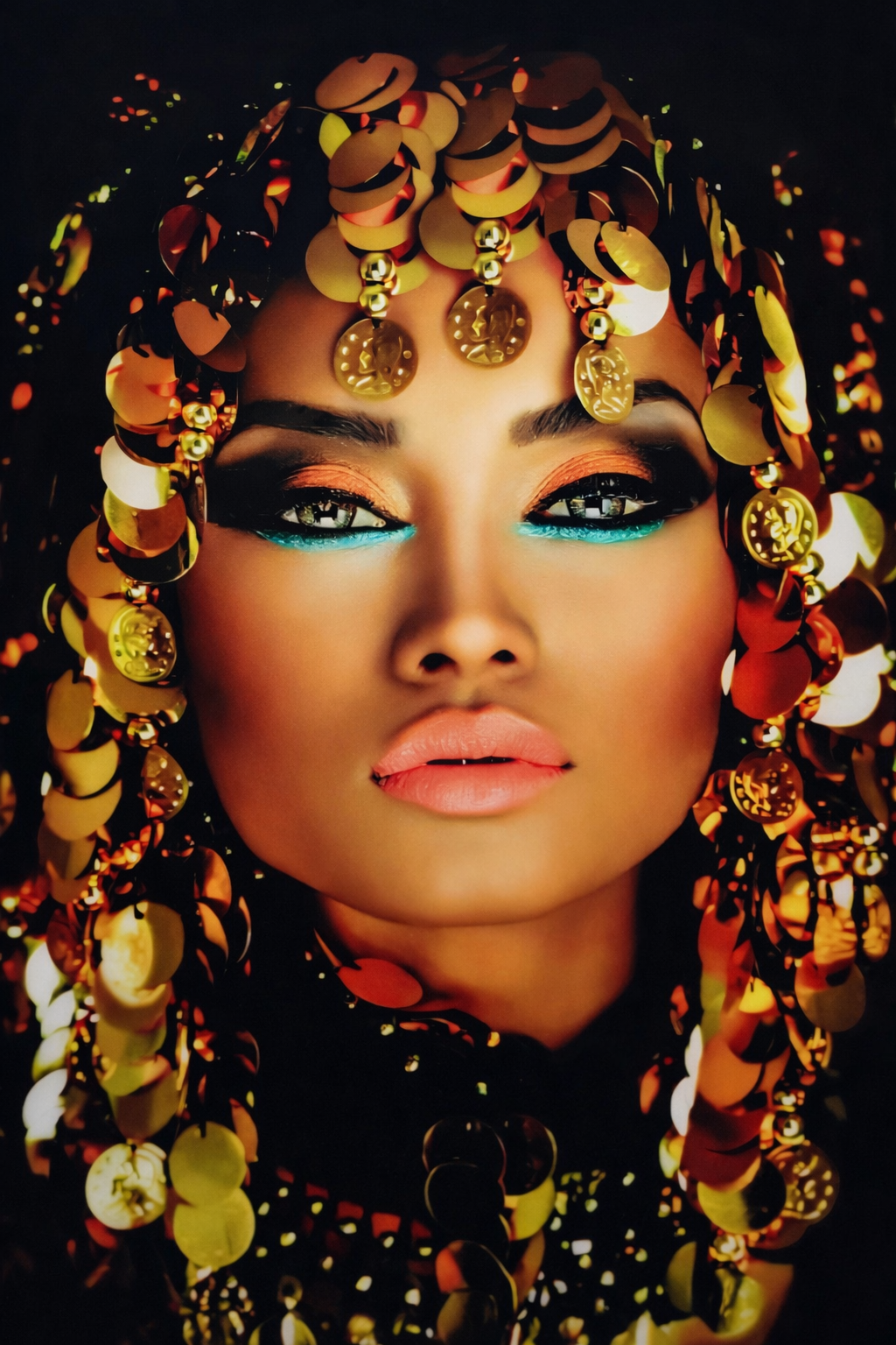 Golden Queen Portrait