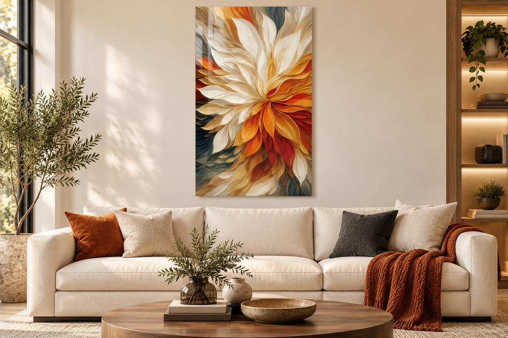 #2025L- Autumn Bloom Abstract