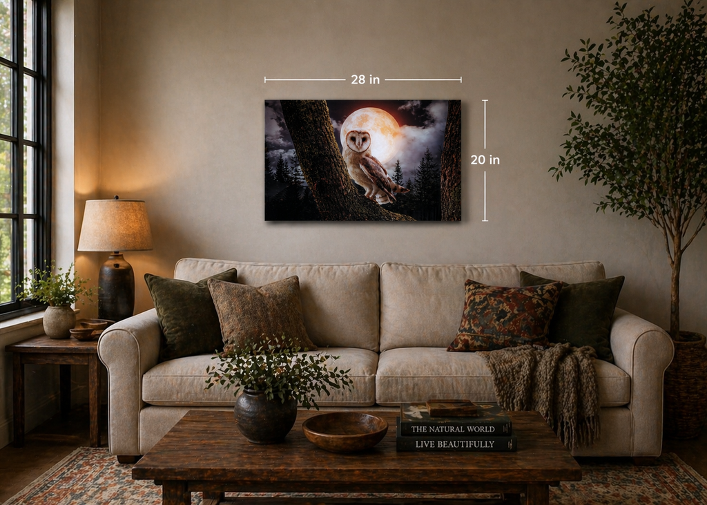 Moonlit Owl 20in x 28in