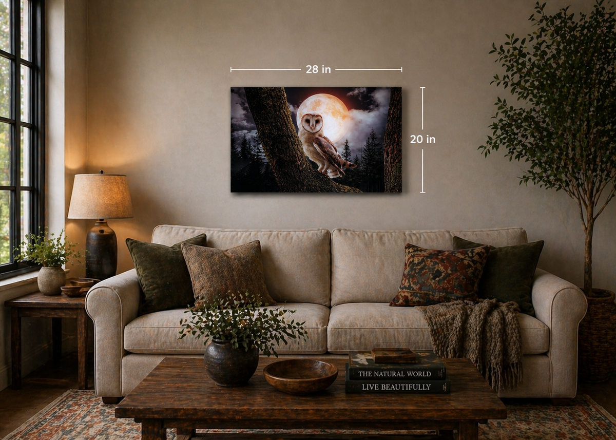 Moonlit Owl 20in x 28in