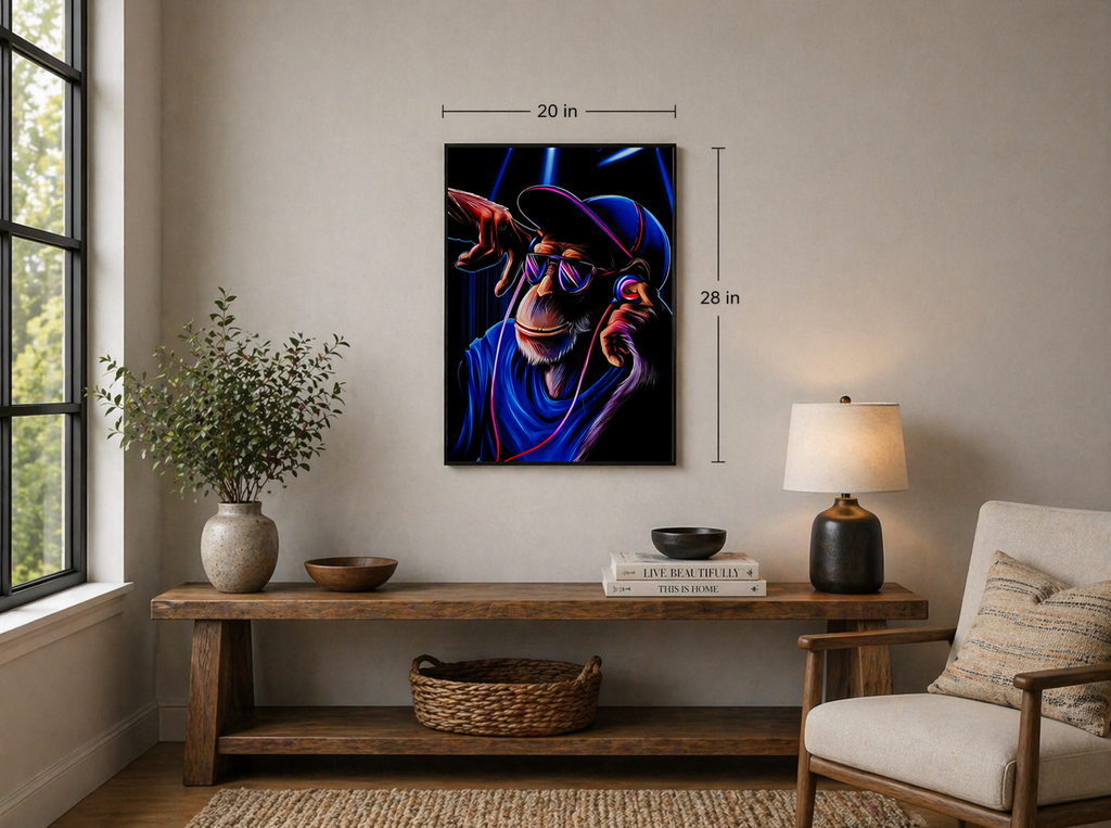Neon DJ Monkey 3 Pack